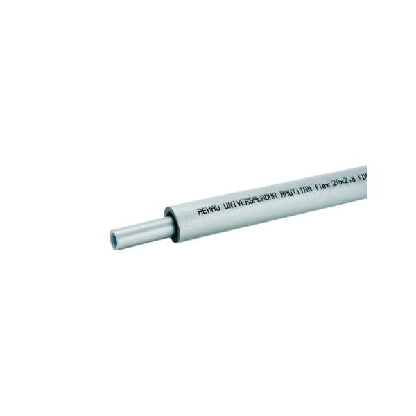 Универсальная труба Rehau RAUTITAN flex 16x2,2, круглая, изолированная 9 мм, бухта 50 м