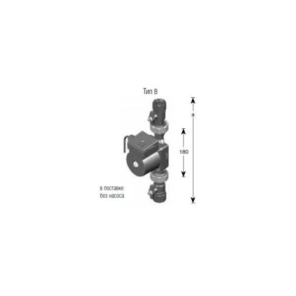 Монтажный комплект Meibes B 1 1/4"