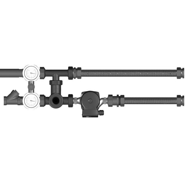 Насосная группа Meibes Vent 1 1/4" без насоса, смеситель Siemens kvs10