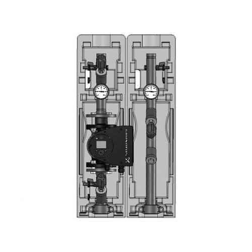 Насосная группа Meibes FL-UK Ду40 (1 1/2") с изоляцией, Grundfos MAGNA3 40-100F