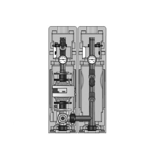 Насосная группа Meibes FL-MK Ду40 (1 1/2") с изоляцией, Wilo Stratos 40/1-8