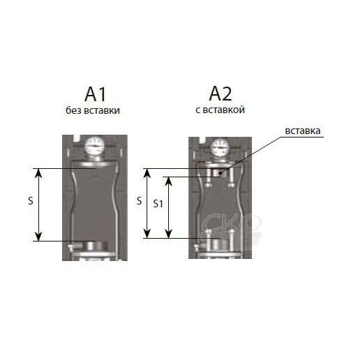 Вставка Meibes под насос Ду 40 (1 1/2”) S-S1 30 мм.