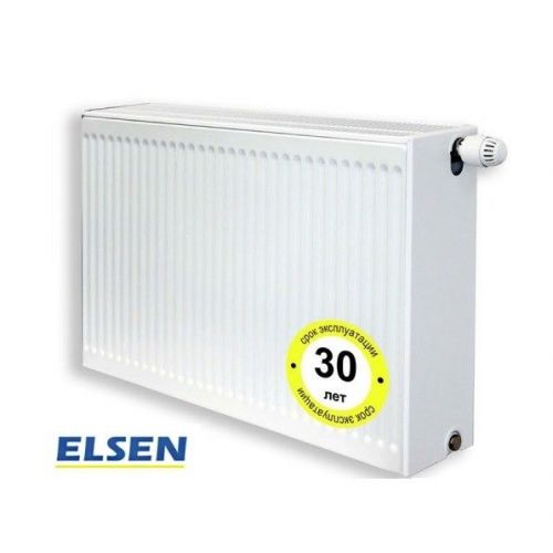 Радиатор Elsen ERV 33, 155*300*1000, R, RAL 9016 