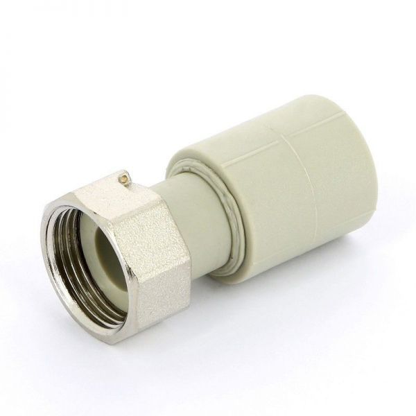 Муфта FV-Plast В с накидной гайкой с отверстием под пломбу 20 x3/4"
