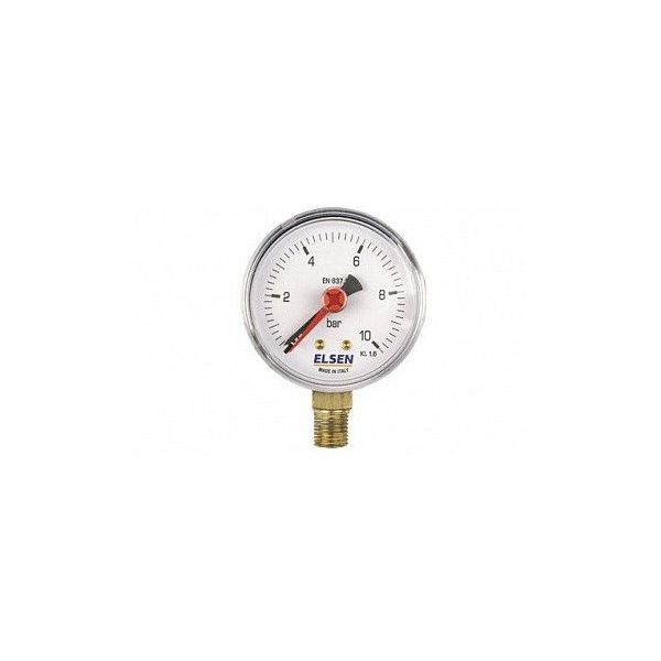 Манометр Elsen, ?-63, 1/4", В, радиальный, PN, бар-0-6