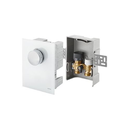 Терморегулятор Oventrop Unibox T-RTL, термостат, RTL, белое стекло