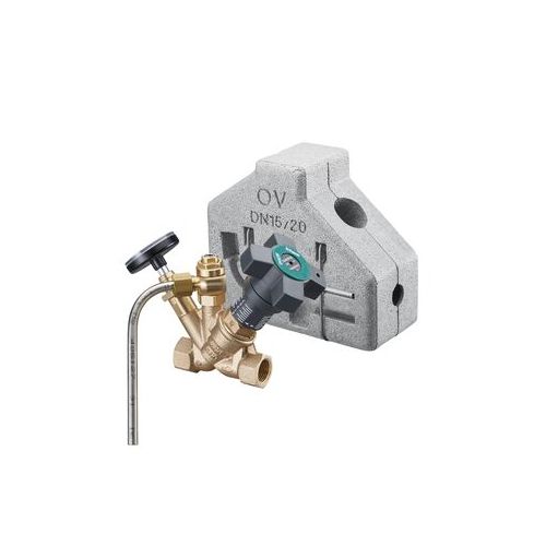Oventrop Aquastrom C рег вентиль с термометром и изоляцией, ВР-ВР, DN 25 Rp 1 x Rp 1, для отбора проб