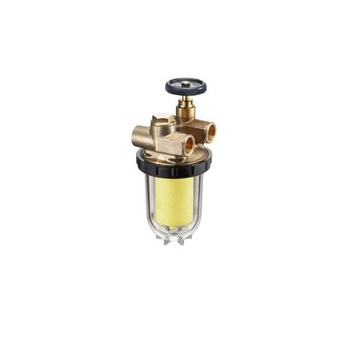 Топливный фильтр Oventrop Oilpur Z A DN 10, ВР ⅜, картридж Siku пластиковый, 50-75 µм