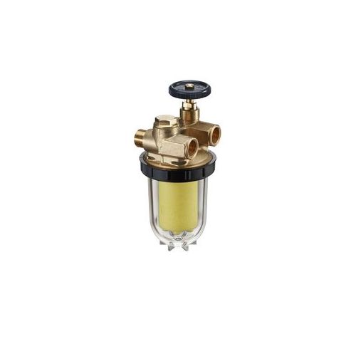 Топливный фильтр Oventrop Oilpur Z A, DN 10, ВР-НР G ⅜, картридж Siku пластиковый, 50-75 µм