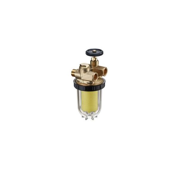 Топливный фильтр Oventrop Oilpur Z A, DN 10, ВР-НР G ⅜, картридж Siku пластиковый, 50-75 µм