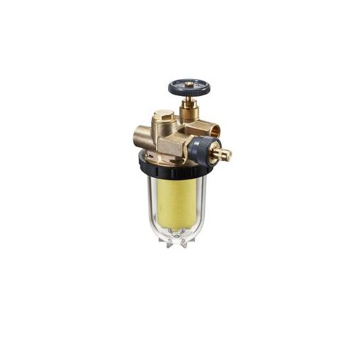 Топливный фильтр Oventrop Oilpur E A R, DN 10, ВР G ⅜, картридж Siku пластиковый, 50-75 µм