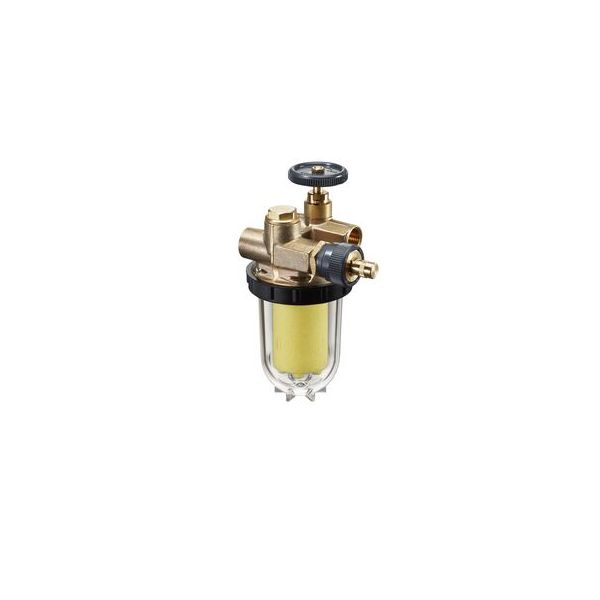 Топливный фильтр Oventrop Oilpur E A R, DN 10, ВР G ⅜, картридж Siku пластиковый, 50-75 µм