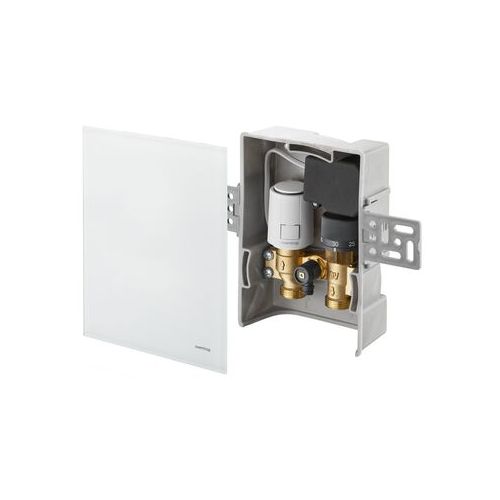 Терморегулятор Oventrop Unibox T-RTL R-Tronic, термостат, RTL, белое стекло