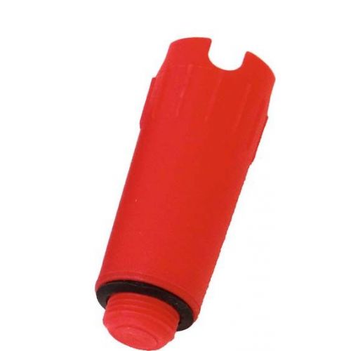 Заглушка для опрессовки TECE TECEflex пластиковая 1/2" AG, красная