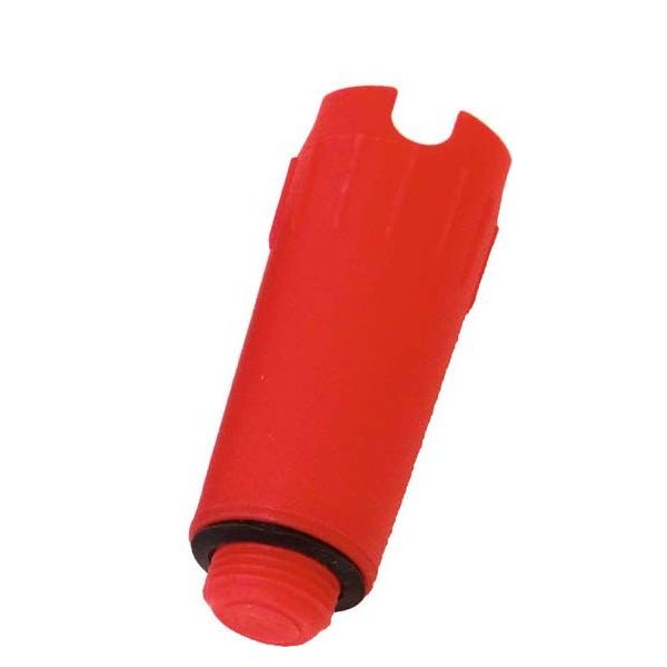 Заглушка для опрессовки TECE TECEflex пластиковая 1/2" AG, красная