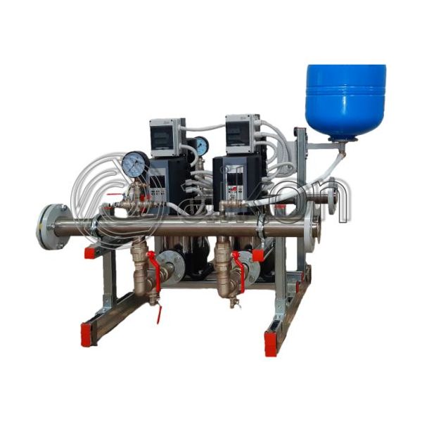 CNP Насосная установка повышения давления Aikon PBS 3 CDM15-8 FCC (сталь), 7,5 кВт