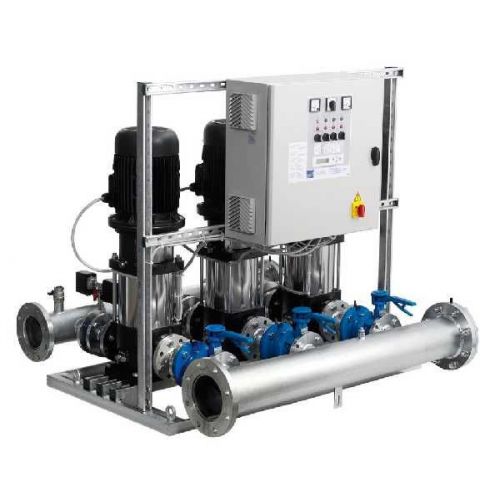 CNP Насосная установка повышения давления Aikon PBS 3 CDM10-5 FCC (сталь), 2,2 кВт