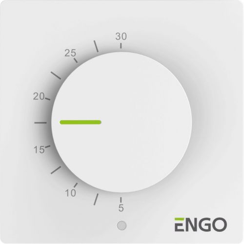 Терморегулятор Engo непрограммируемый 230 В белый