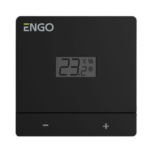 Проводной терморегулятор Engo накладной черный
