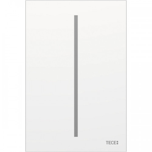 TECE Электронная панель смыва писсуара TECEfilo Urinal, 7,2 В, стекло белое