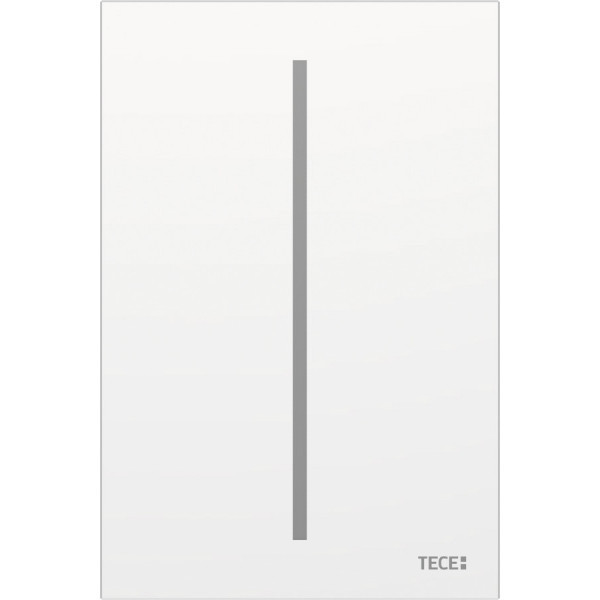 TECE Электронная панель смыва писсуара TECEfilo Urinal, 7,2 В, стекло белое