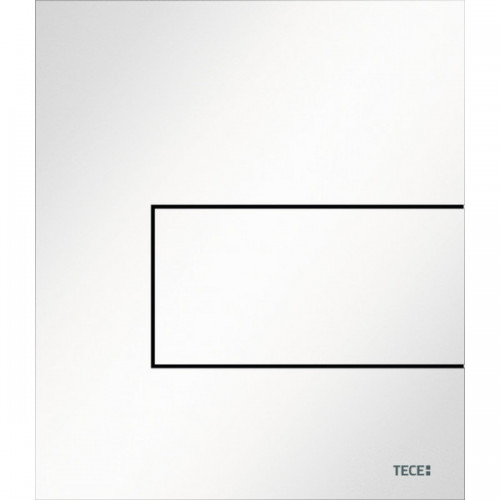 TECE Панель смыва TECEsquare Urinal с картриджем для писсуара, металл, белый глянцевый