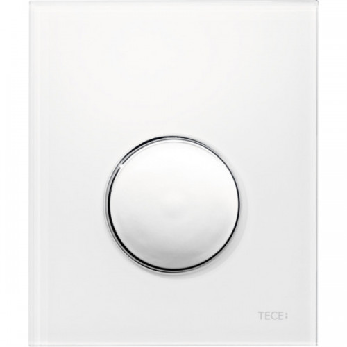 TECE Панель смыва TECEloop Urinal с картриджем для писсуара, пластик, белый, кнопка хром глянцевый