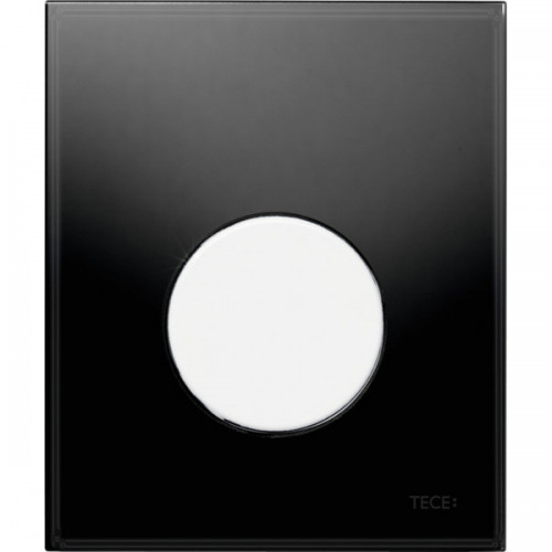 TECE Панель смыва TECEloop Urinal с картриджем для писсуара, стекло черное, клавиша белая
