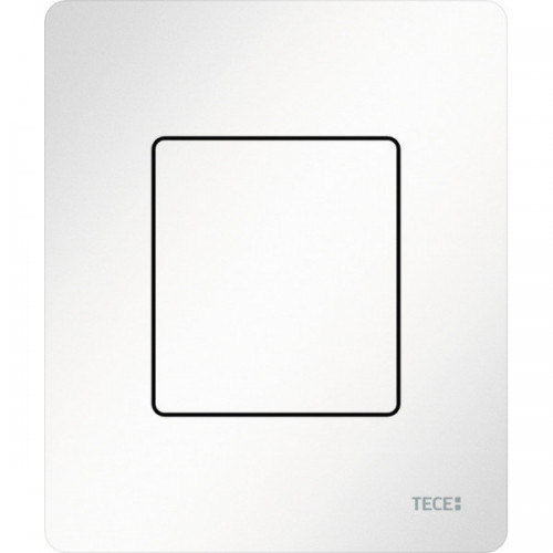 TECE Панель смыва писсуара TECEsolid Urinal в комплекте с картриджем, сталь, белый глянцевый
