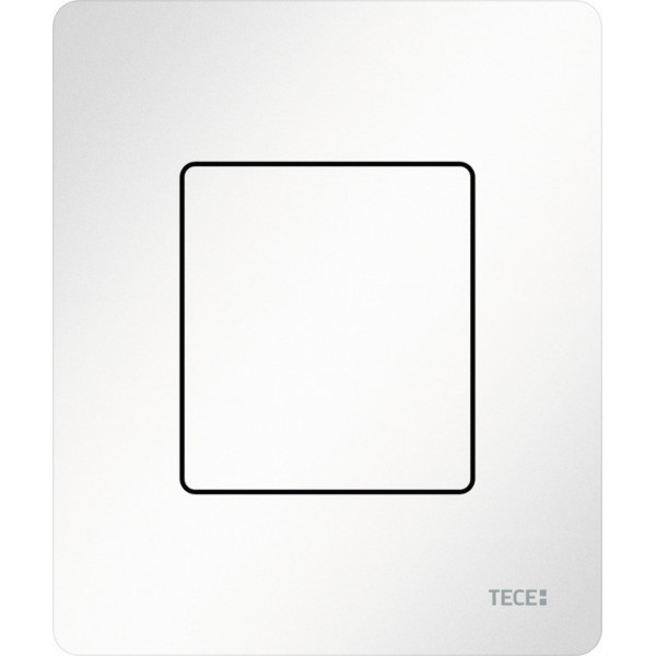 TECE Панель смыва писсуара TECEsolid Urinal в комплекте с картриджем, сталь, белый глянцевый