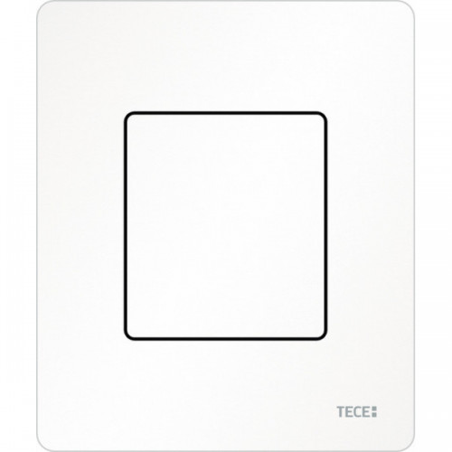 TECE Панель смыва писсуара TECEsolid Urinal в комплекте с картриджем, сталь, белый матовый
