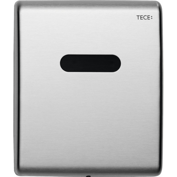 TECE Электронная панель смыва TECEplanus Urinal для писсуара, 6V батарея, нержавеющая сталь, сатин