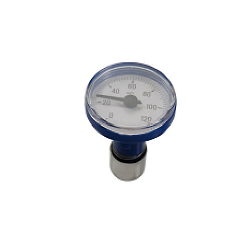 Giacomini Термометр для рукояток кранов 0-120 °C - син.
