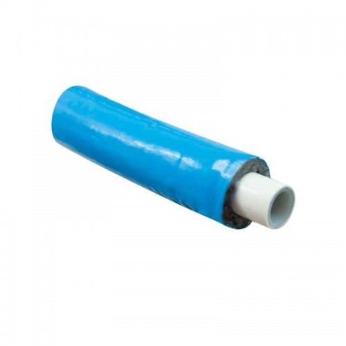 Giacomini Труба металлополимерная PE-X/AL/PE-X в изоляции 10 мм, 20x2 син, бухта 50м.