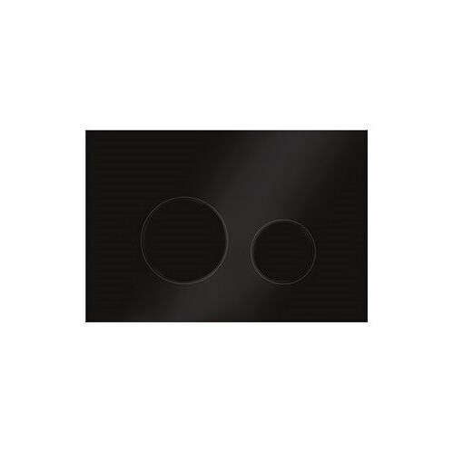Смывная клавиша Elsen круглая форма, цвет черный матовый
