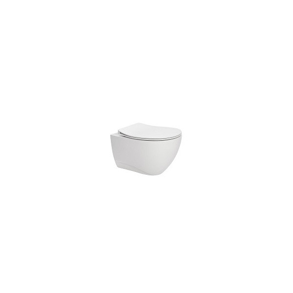Безободковый подвесной  унитаз BETTOSERB KING LINE 52 mm с крышкой Ring Slim