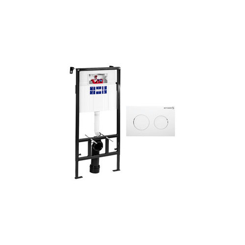 BETTOSERB СЕТ Инсталляция Sava Fix Slim+клавиша смыва хром матовый