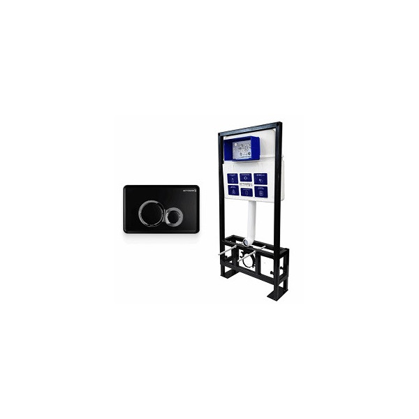 BETTOSERB СЕТ Инсталляция Sava Free Standing+клавиша смыва хром глянец/хром матовый