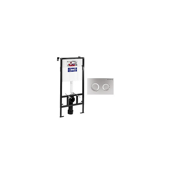 BETTOSERB СЕТ Инсталляция Sava Free Standing+клавиша смыва хром матовый квадр.