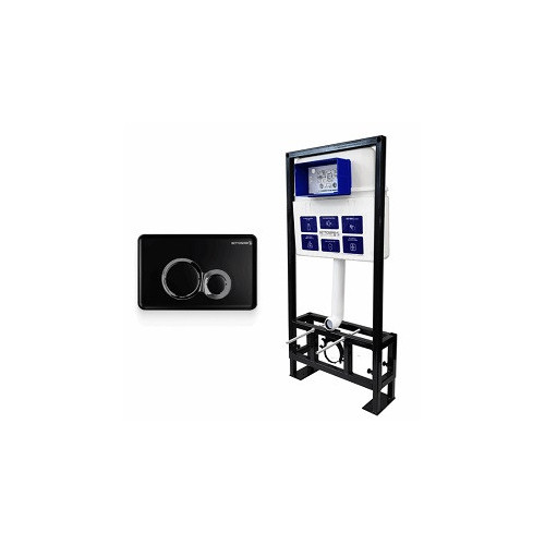 BETTOSERB СЕТ Инсталляция Sava Free Standing+клавиша смыва хром матовый/хром глянец