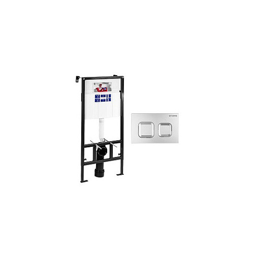 BETTOSERB СЕТ Инсталляция Sava Slim Superior + клавиша смыва хром матовый TWIN