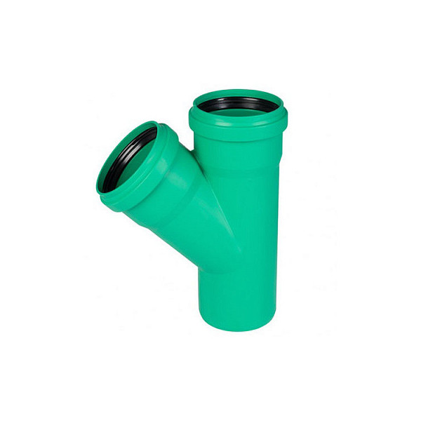 Тройник Ostendorf KG2000EA, 45°, 160, 110, PP-MD (полипропилен)