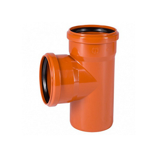 Тройник Ostendorf KGEA, 87°, 110, 110, 3-х раструб., PVC (поливинилхлорид)