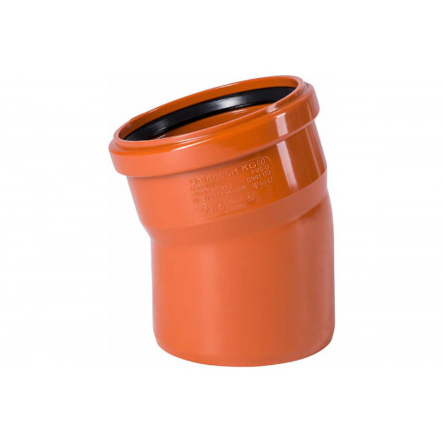 Отвод Ostendorf KGB, 15°, 110, PVC (поливинилхлорид)