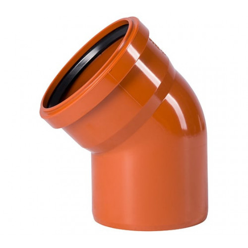 Отвод Ostendorf KGB, 45°, 250, PVC (поливинилхлорид)