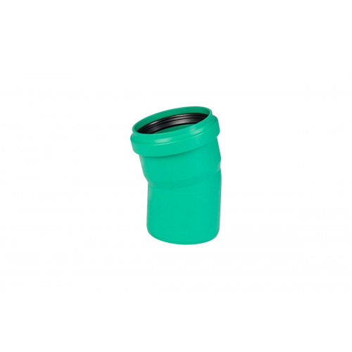 Отвод Ostendorf KG2000B, 15°, 110, PP-MD (полипропилен)