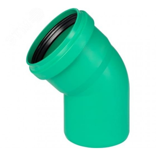 Отвод Ostendorf KG2000B, 45°, 110, PP-MD (полипропилен)