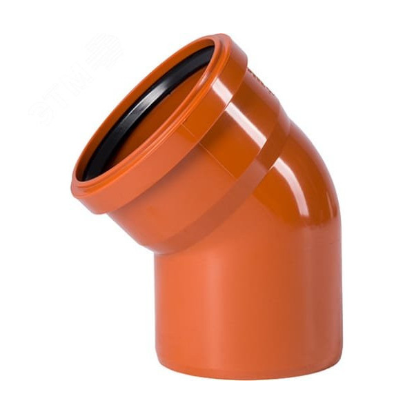 Отвод Ostendorf KGB, 45°, 400, PVC (поливинилхлорид)