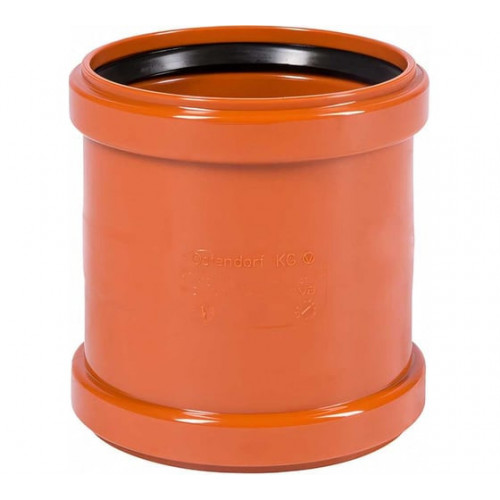 Муфта Ostendorf двойная KGMM, 160, PVC (поливинилхлорид)